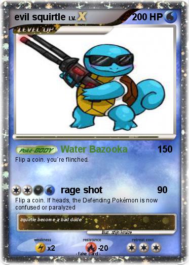 Pokemon evil squirtle