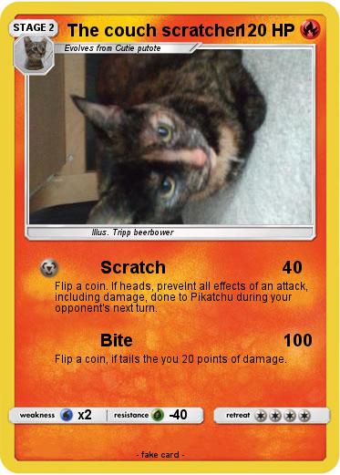 Pokemon The couch scratcher