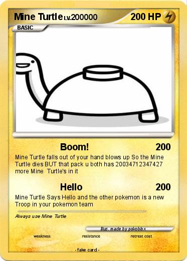 Pokemon Mine Turtle