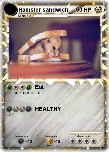 Pokemon Hamster sandwich