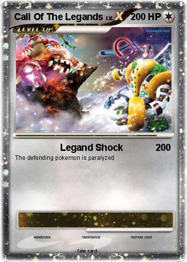 Pokemon Call Of The Legands