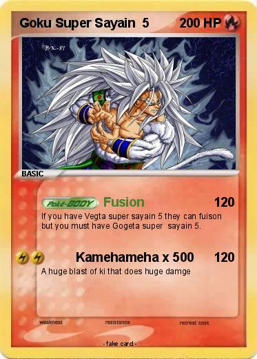 Pokemon Goku Super Sayain  5