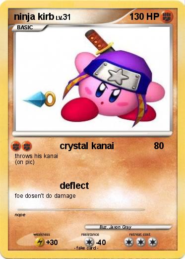 Pokemon ninja kirb