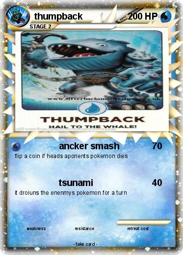Pokemon thumpback