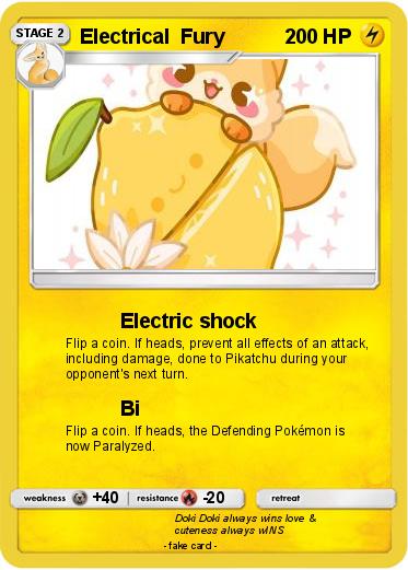 Pokemon Electrical  Fury