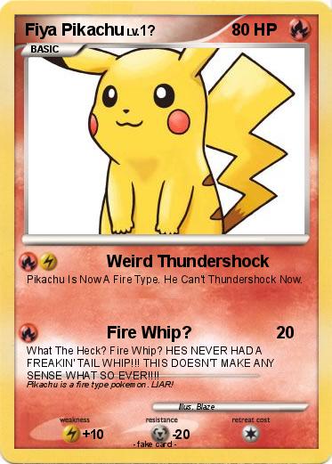 Pokemon Fiya Pikachu