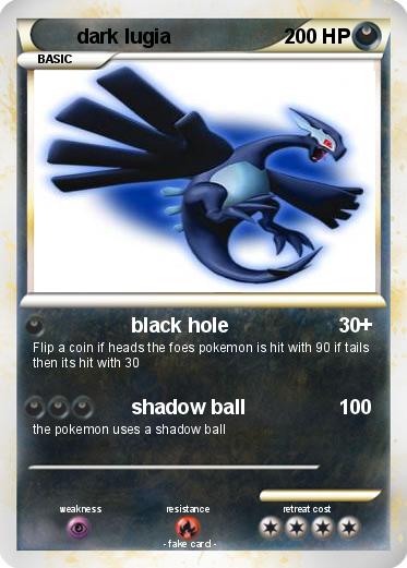 Pokemon dark lugia