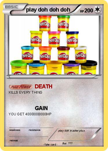 Pokemon play doh doh doh