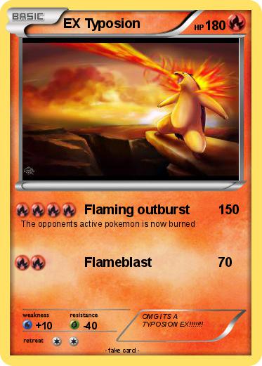 Pokemon EX Typosion