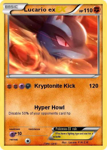 Pokemon Lucario ex