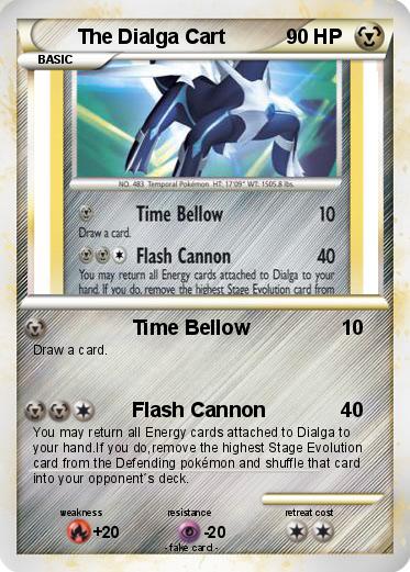 Pokemon The Dialga Cart