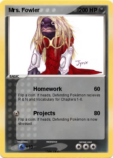 Pokemon Mrs. Fowler