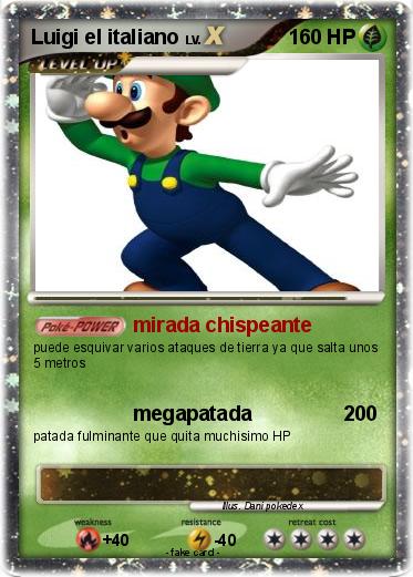 Pokemon Luigi el italiano