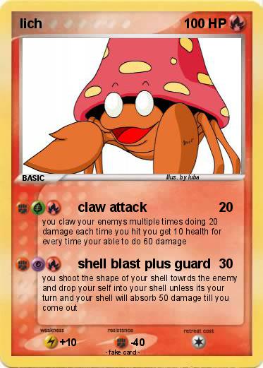 Pokemon lich