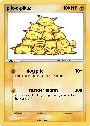 Pokemon pile-o-pikaz