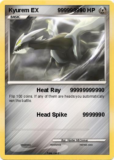 Pokemon Kyurem EX            99999999