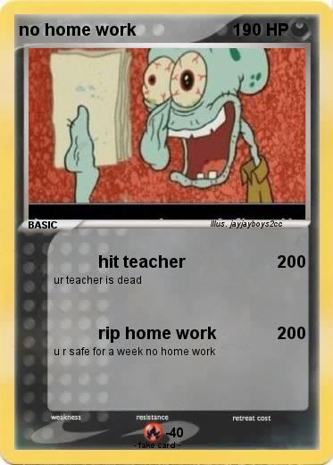 Pokemon no home work