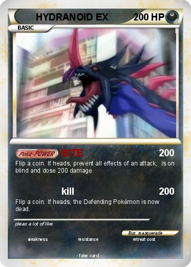 Pokemon HYDRANOID EX