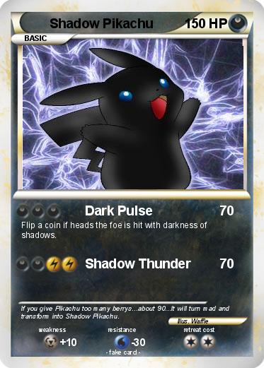 Pokemon Shadow Pikachu
