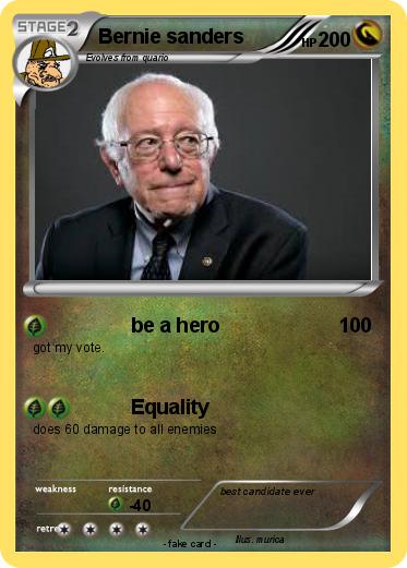 Pokemon Bernie sanders