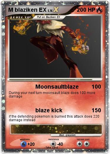 Pokemon M blaziken EX