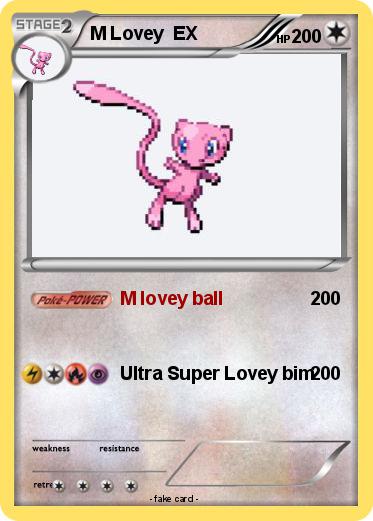 Pokemon M Lovey  EX