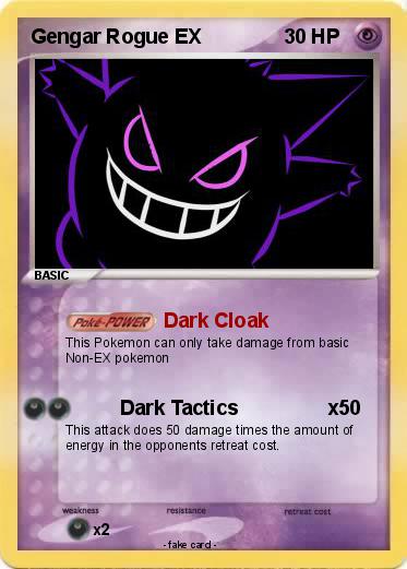Pokemon Gengar Rogue EX