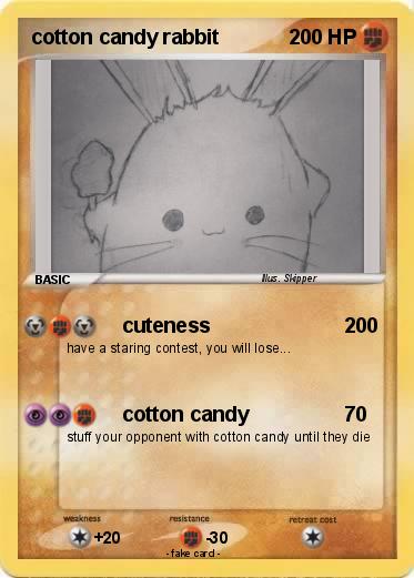 Pokemon cotton candy rabbit