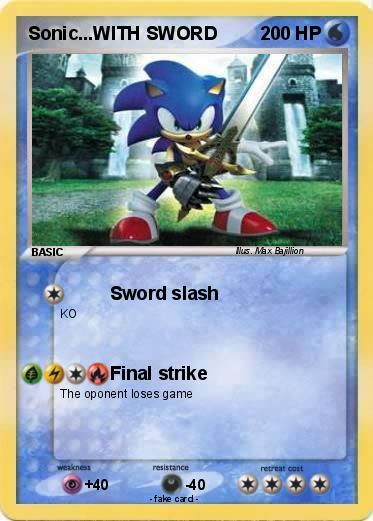 Pokemon Sonic...WITH SWORD