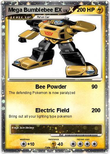 Pokemon Mega Bumblebee EX