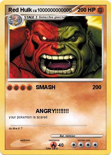 Pokemon Red Hulk