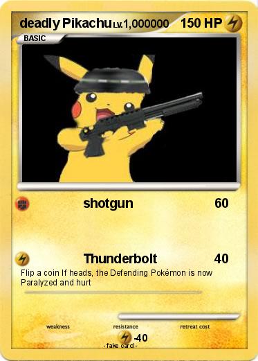 Pokemon deadly Pikachu