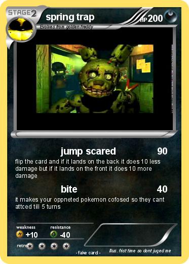Pokemon spring trap
