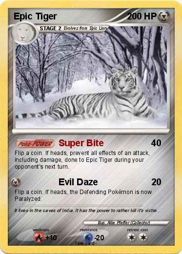 Pokemon Epic Tiger