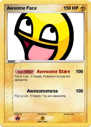 Pokemon Awsome Face