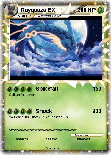 Pokemon Rayquaza EX