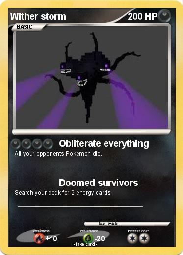 Pokemon Wither storm