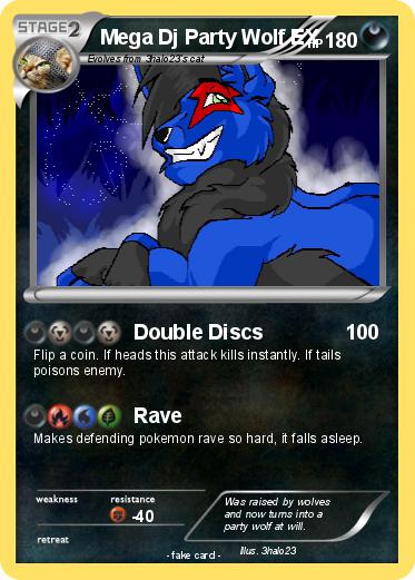 Pokemon Mega Dj Party Wolf EX