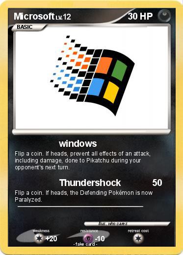 Pokemon Microsoft