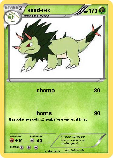Pokemon seed-rex