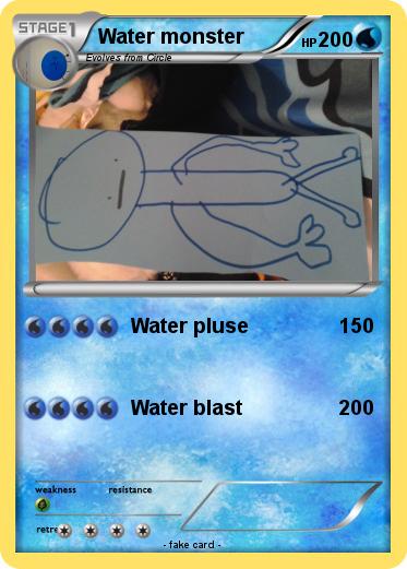 Pokemon Water monster