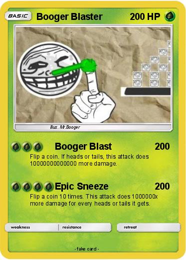 Pokemon Booger Blaster