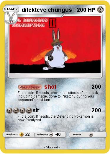 Pokemon ditekteve chungus
