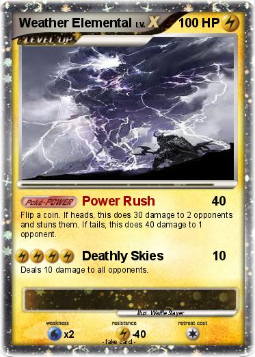 Pokemon Weather Elemental