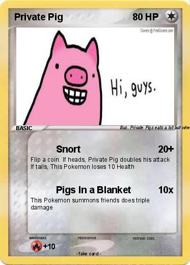 Pokemon Private Pig