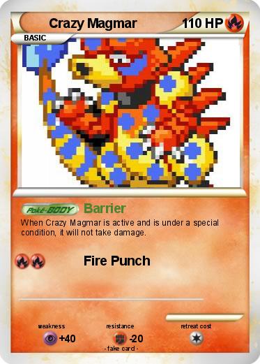 Pokemon Crazy Magmar