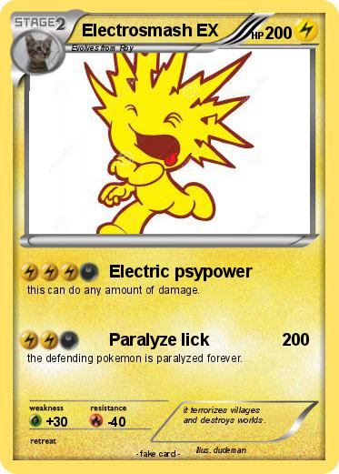 Pokemon Electrosmash EX