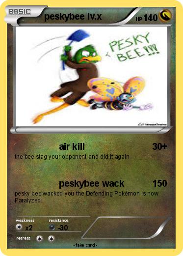 Pokemon peskybee lv.x