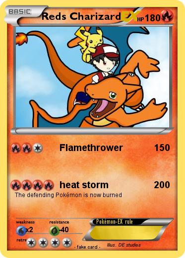 Pokemon Reds Charizard