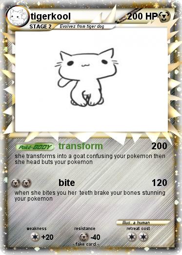 Pokemon tigerkool